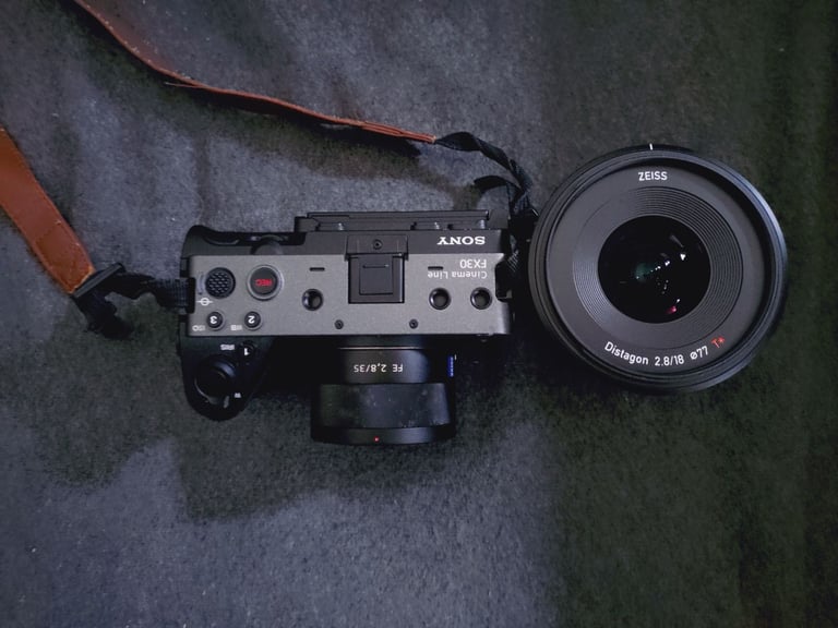 Sony Fx30 with 2 lenses