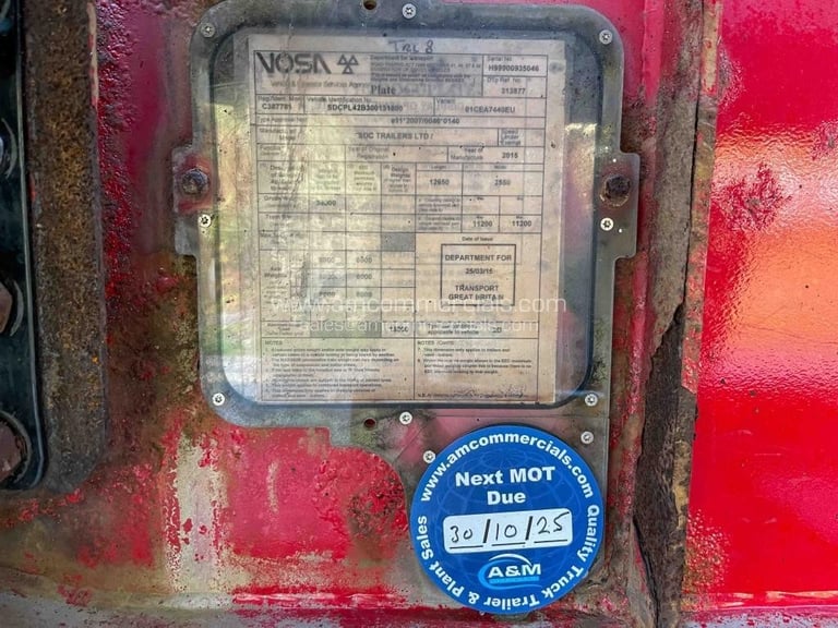 SDC CRANE MOUNTED DROPSIDE FLATBED BRICK GRAB