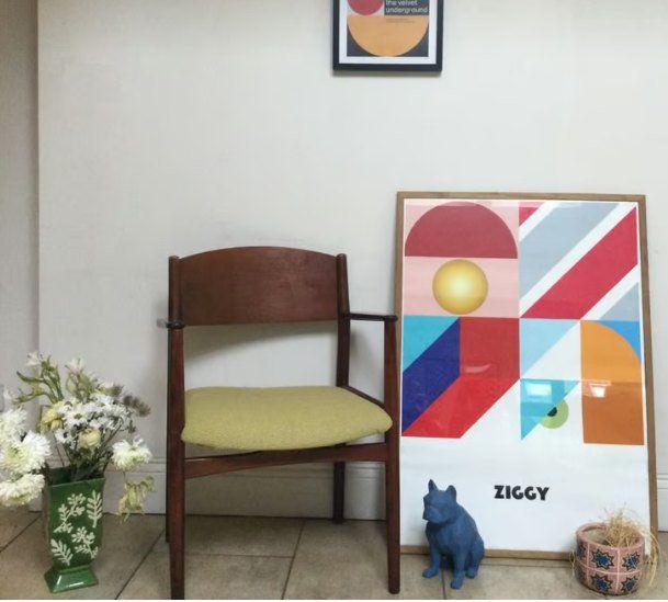 Mid Century Vintage Danish Borge Mogenson Chair
