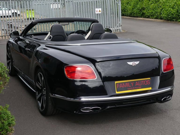 2017 Bentley Continental 4.0 V8 GTC S Auto 4WD Euro 6 2dr CONVERTIBLE Petrol Automatic