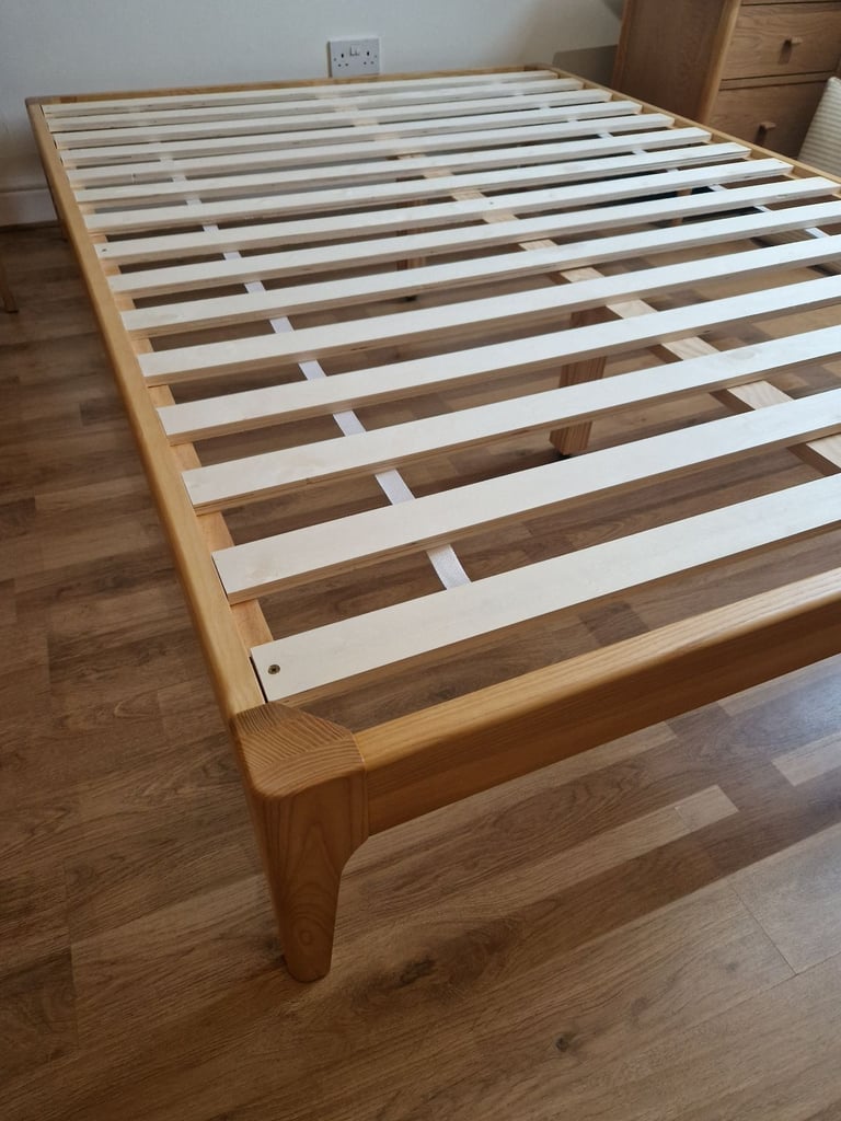 La Redoute Agura Solid Ash Platform Double Bed
