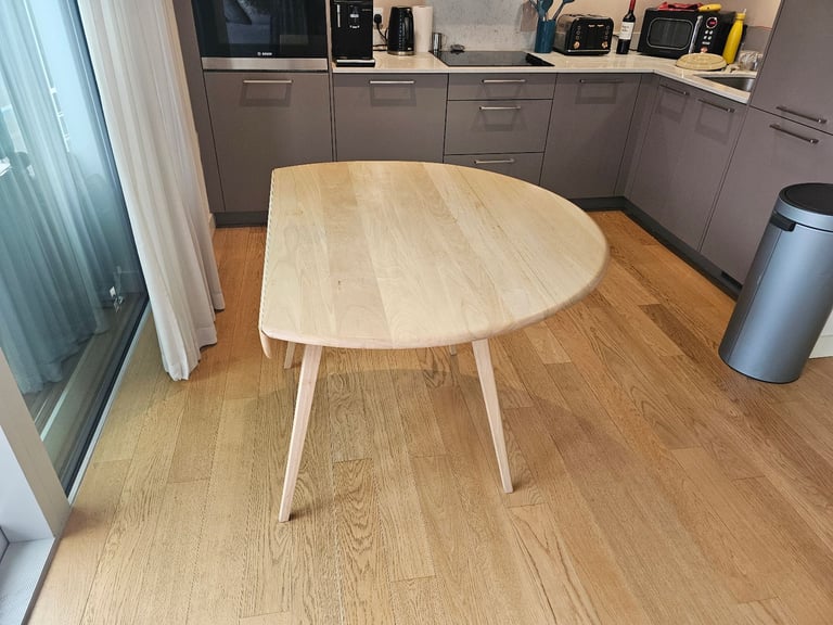 Ercol drop-leaf dining table