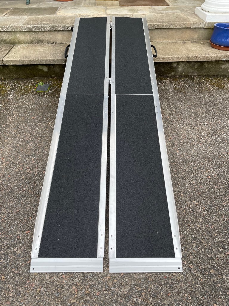 8 ft ramp for wheelchair and mobility scooter users