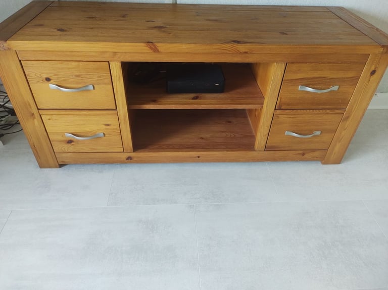 Next TV unit solid wood 