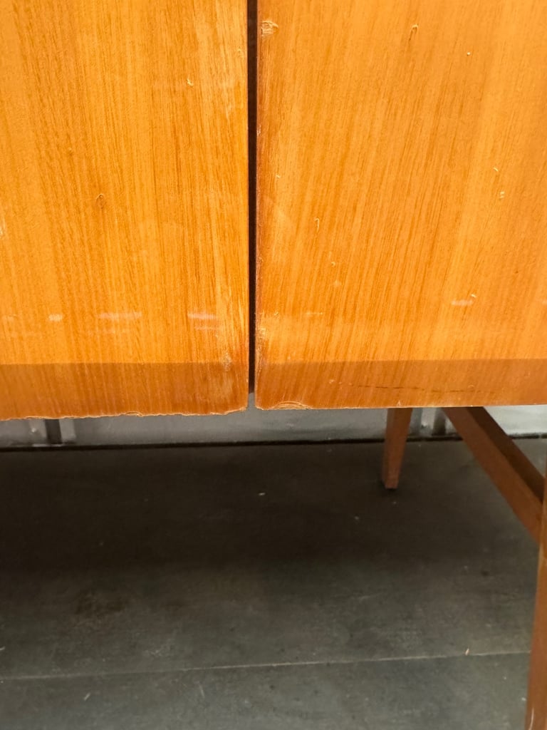Mid Century Sideboard Credenza By Meredew Dressing Table Pin Legs Retro Chic