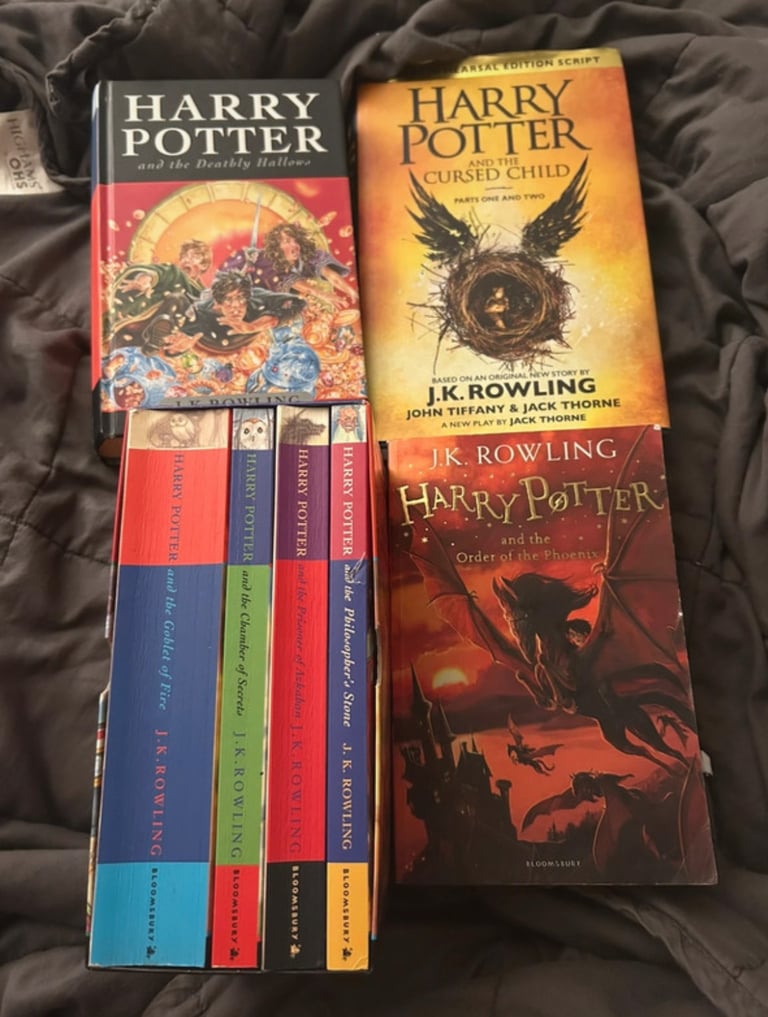 image for 7 Harry Potter books 