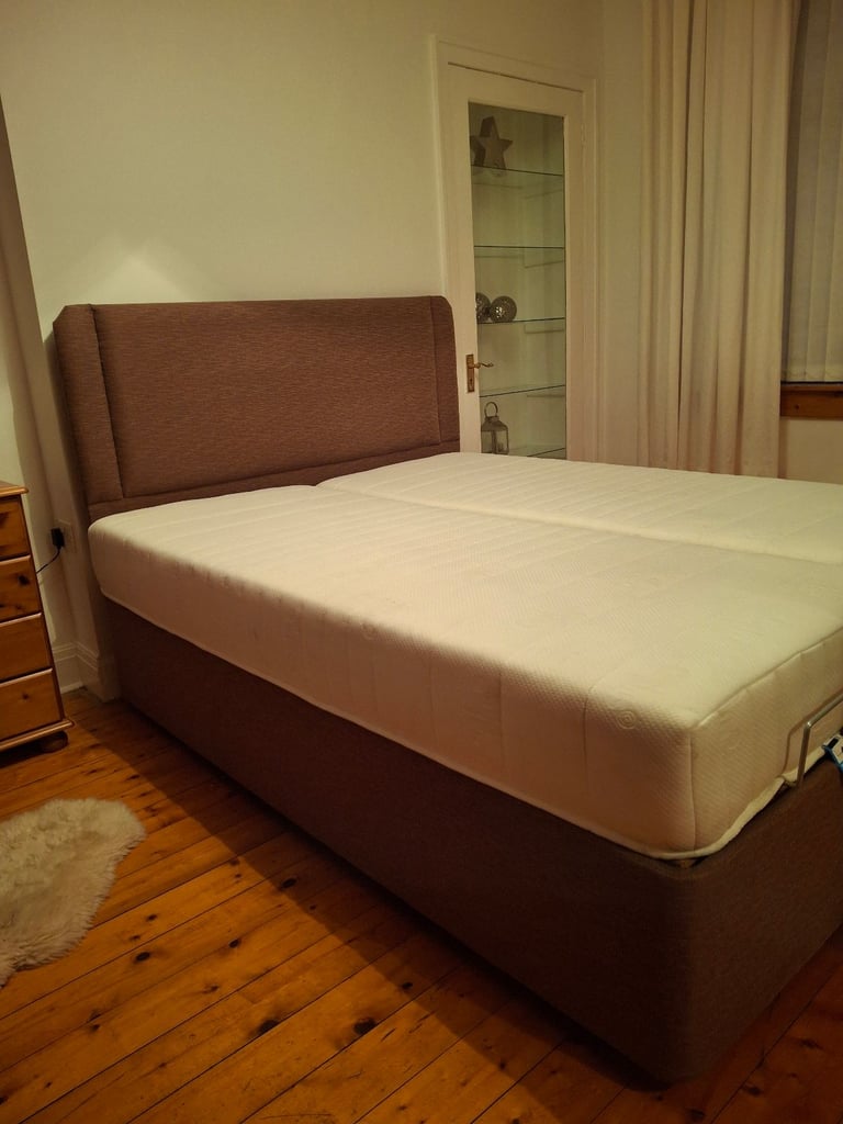 Adjustable Double Bed Brand new unused mattresses