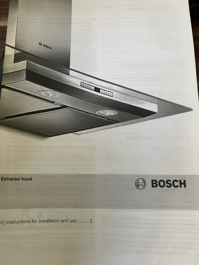 Bosch Extractor Hood
