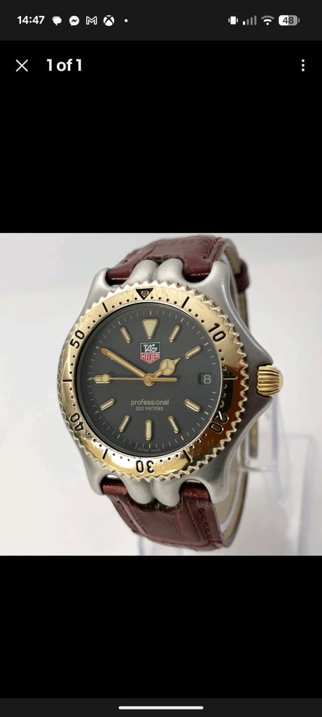 Tag Heuer SEL watch S95.206 Pro Diver 200m