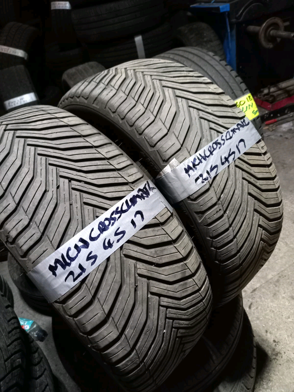  215 45 17s Michelin Cross climate 7mm tread free fit&bal open 7 days