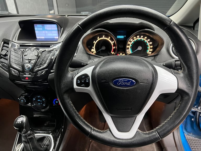 2016 Ford Fiesta 1.25 82 Zetec Blue 3dr HATCHBACK Petrol Manual
