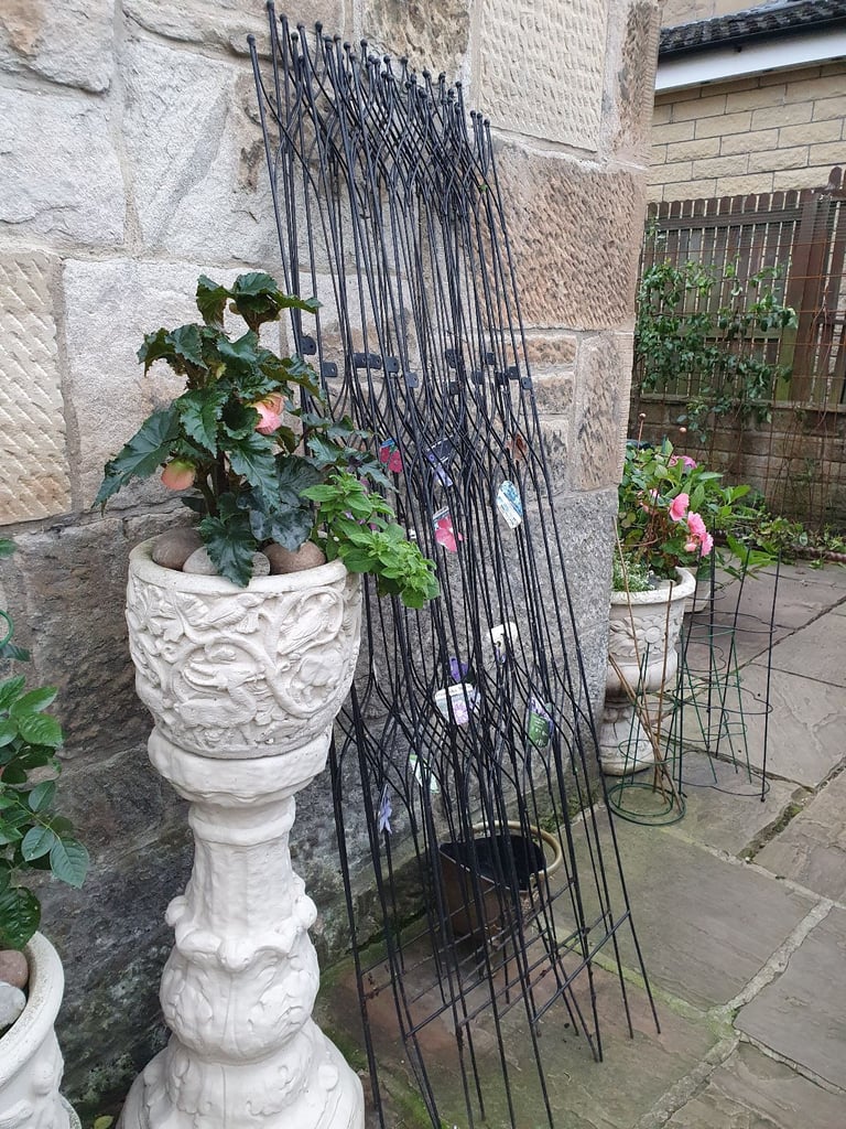 Large Metal Trellis Wall Climbing Garden Plant Frame Rose Support 1.8m x 40cm