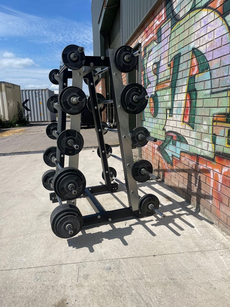 Technogym Urethane Barbell Set 10Kg to 50kg  Price £999 Delivery £100 Available 2