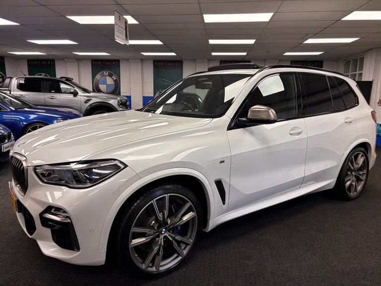 HUGE SPEC BMW X5 M50d XDRIVE QUAD TURBO DIESEL EURO 6 AUTO *WHITE PEARL*RARE X5