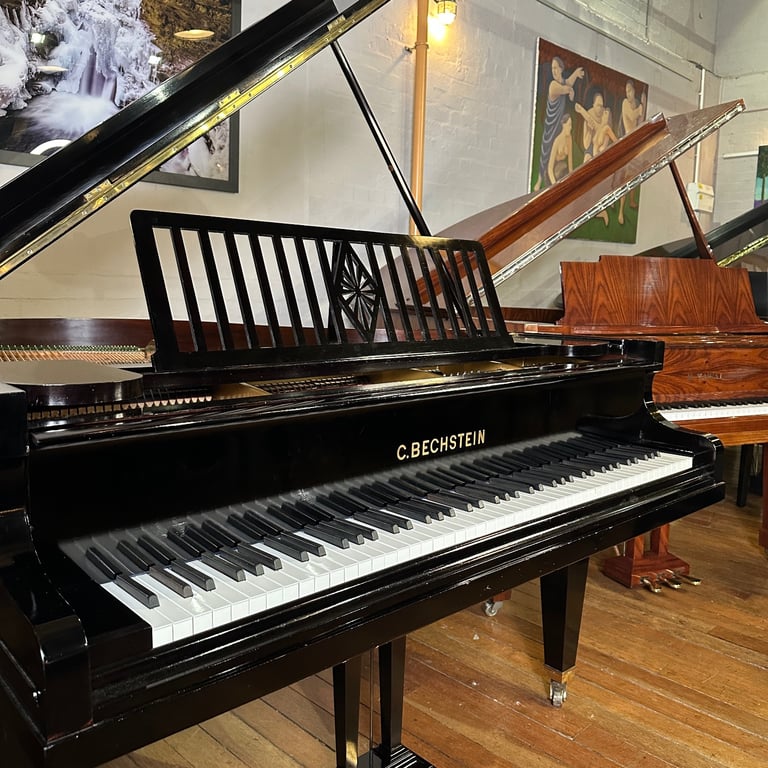 Restored Bechstein Model L Baby Grand Piano Black | Delivery, Warranty, Stool, Tuning