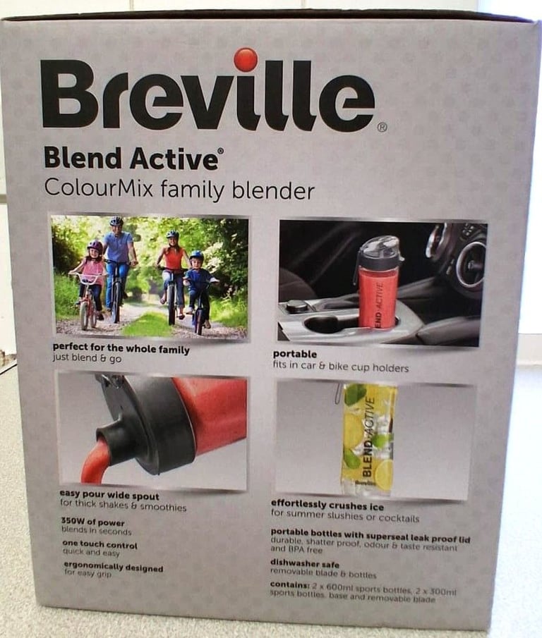 BREVILLE FOOD BLENDER /SMOOTHIES/JUICES/SHAKES/ IN PERFECT CONDITION