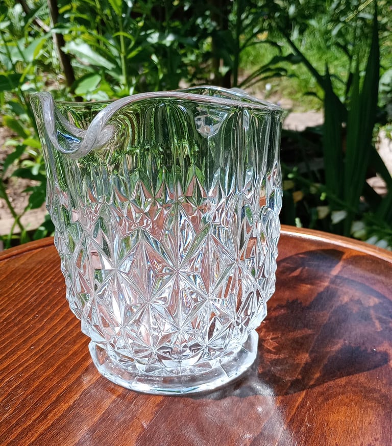Vintage Pressed Glass Jug