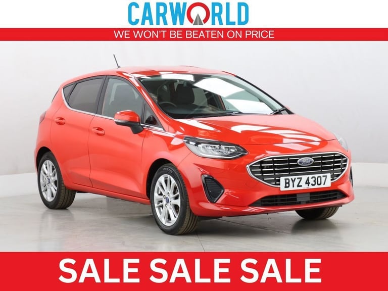 2022 Ford Fiesta 1.0T EcoBoost Titanium Hatchback 5dr Petrol Manual Euro 6 (s/s) (100 ps) Hatchba...