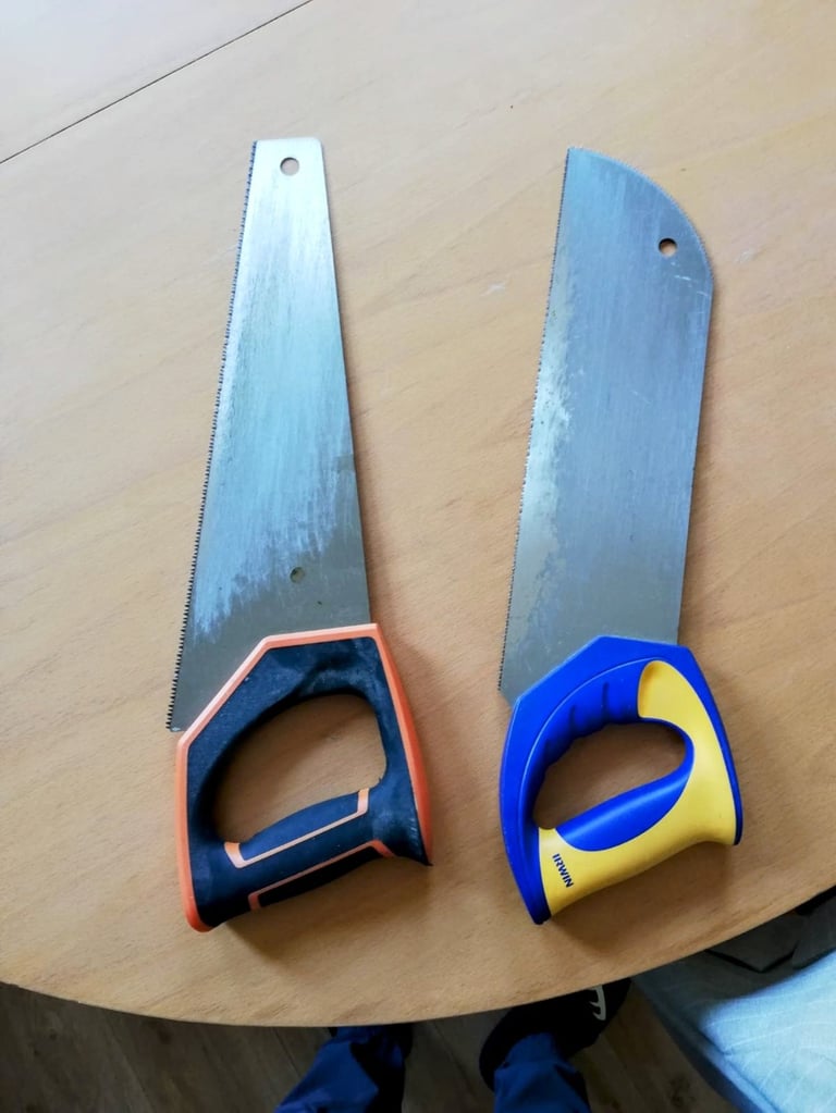 image for 2x HAND SAWS - LIKE NEW