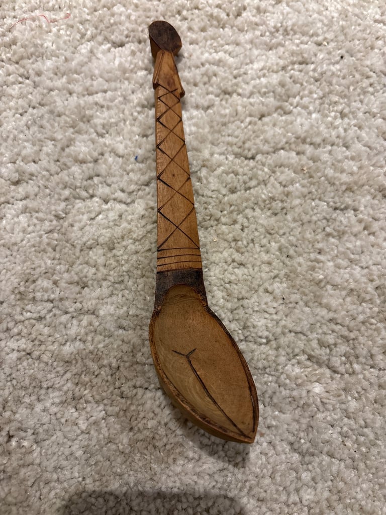 image for Wooden spoon made from coconut I THINK 