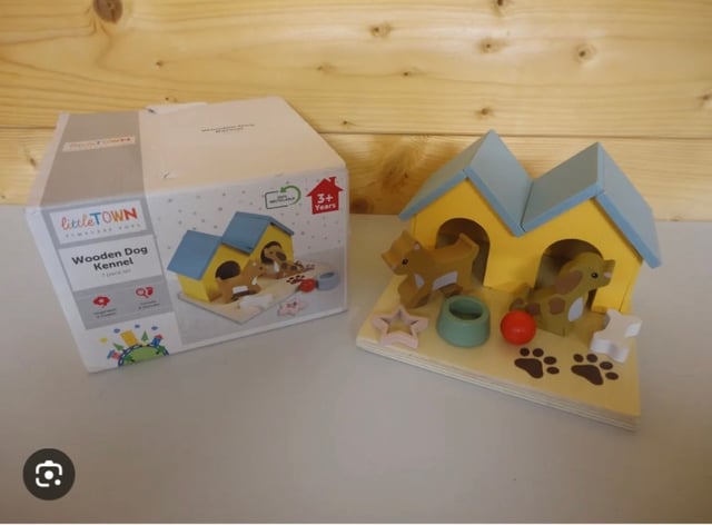 Aldi Little Town Wooden Dog Kennel in Seaham, County Durham