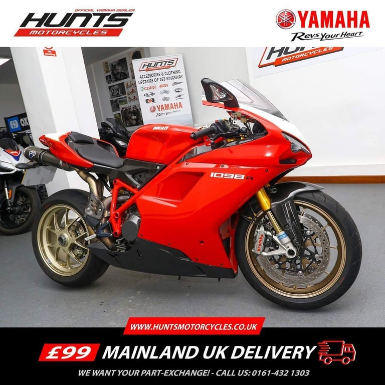 image for 2008, '08 Ducati 1098R. 9,871 MILES. Termignoni Pipes. Classic Italian. £16,995