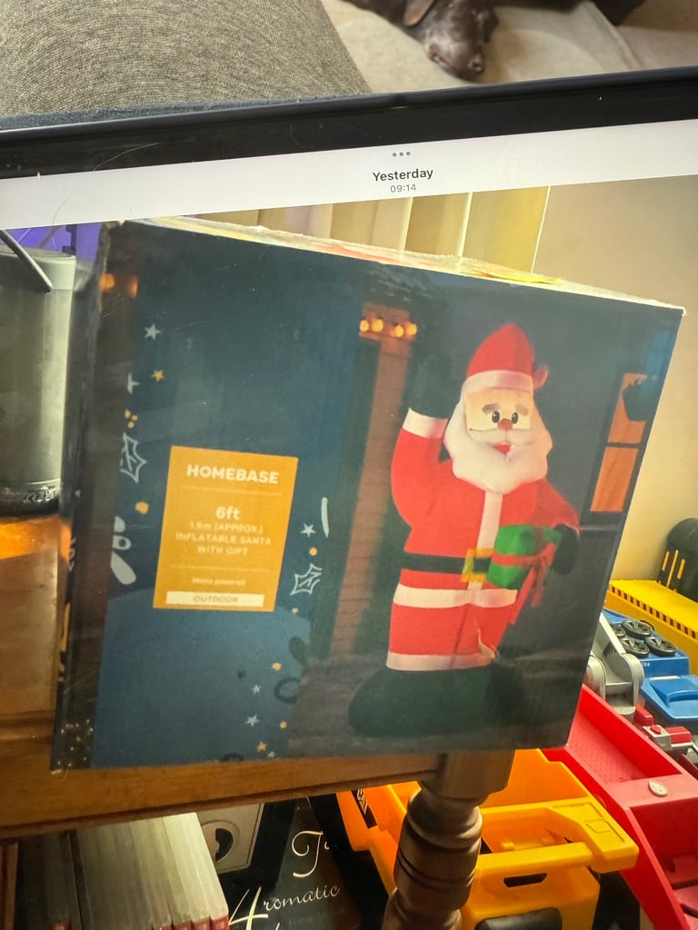 Inflatable Santa large brand new sealed in box £40 