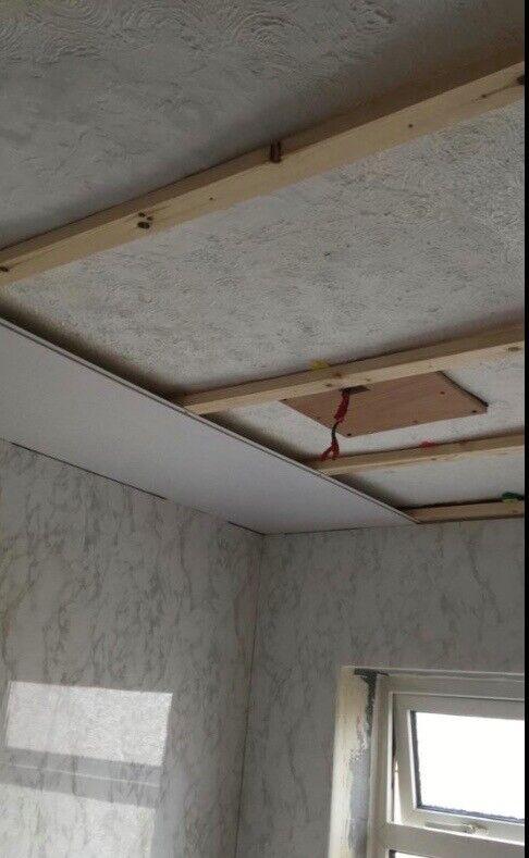 Bathroom pvc cladding panel sheet kitchen garage loft 3 metre lengths 