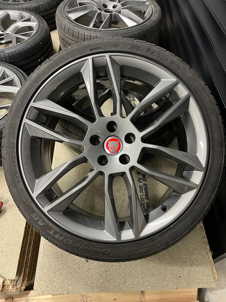 20” Jaguar Gyrodyne Ford Volvo Alloy Wheels 5x108 Freshly Powdercoated
