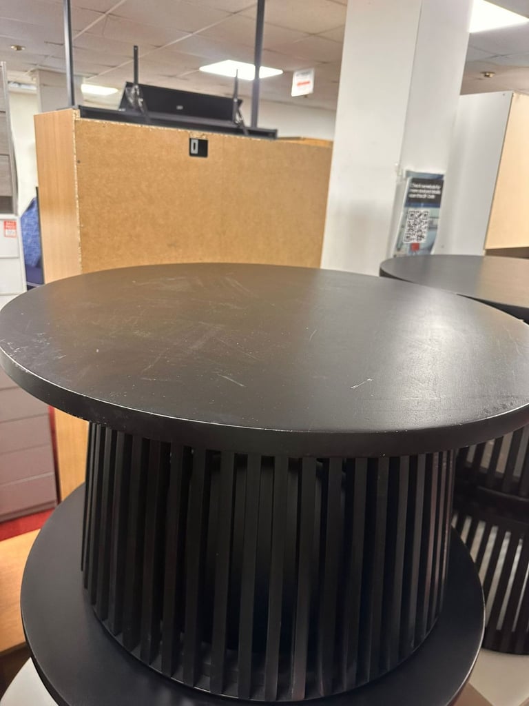 Habitat Jericho Round Coffee Table - Black