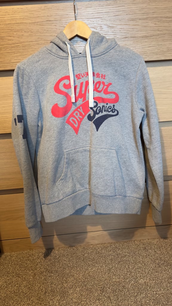 Superdry hoodie size 12