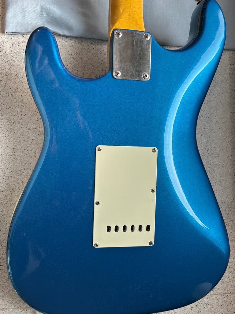 Custom Built Lake Placid Blue Stratocaster 