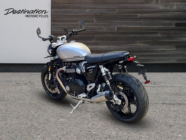 2025 Triumph Bonneville Speed Twin 1200 STANDARD COLOUR Petrol silver 6 Speed