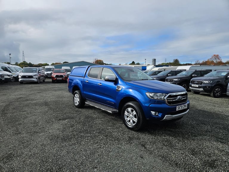 image for 2020 ON 70 PLATE FORD RANGER LIMITED 4X4 170BHP DOUBLE CAB PICKUP AUTOMATIC ULEZ
