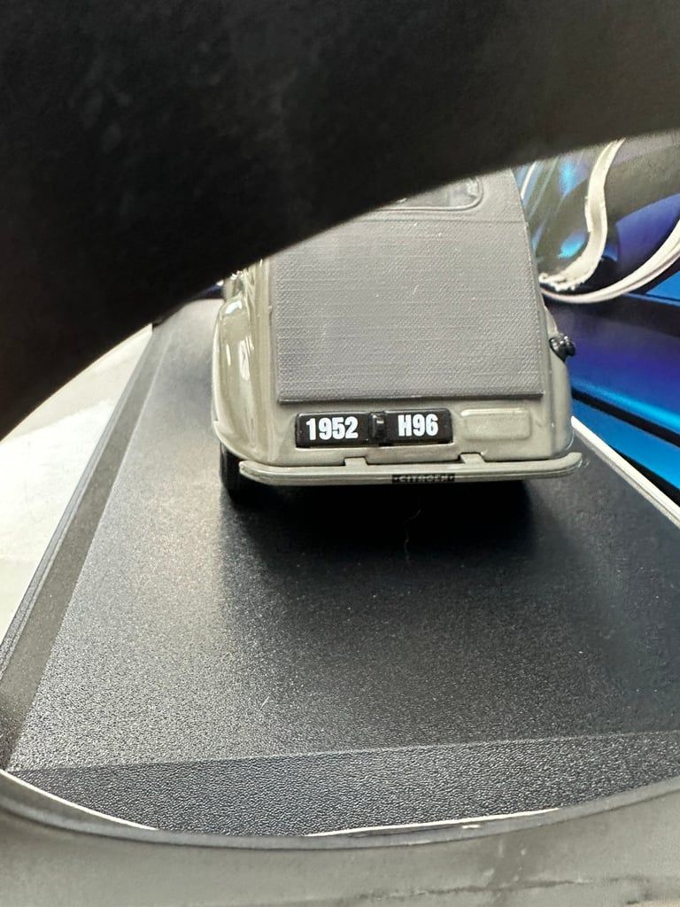 1/18 SPECIAL EDITION CITROEN 2CV GREY die cast model car maisto/burago