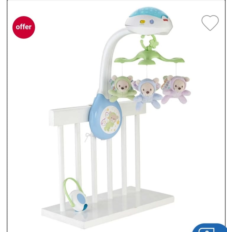 Fisher Price Butterfly Dreams 3-in-1 Projection Cot Mobile