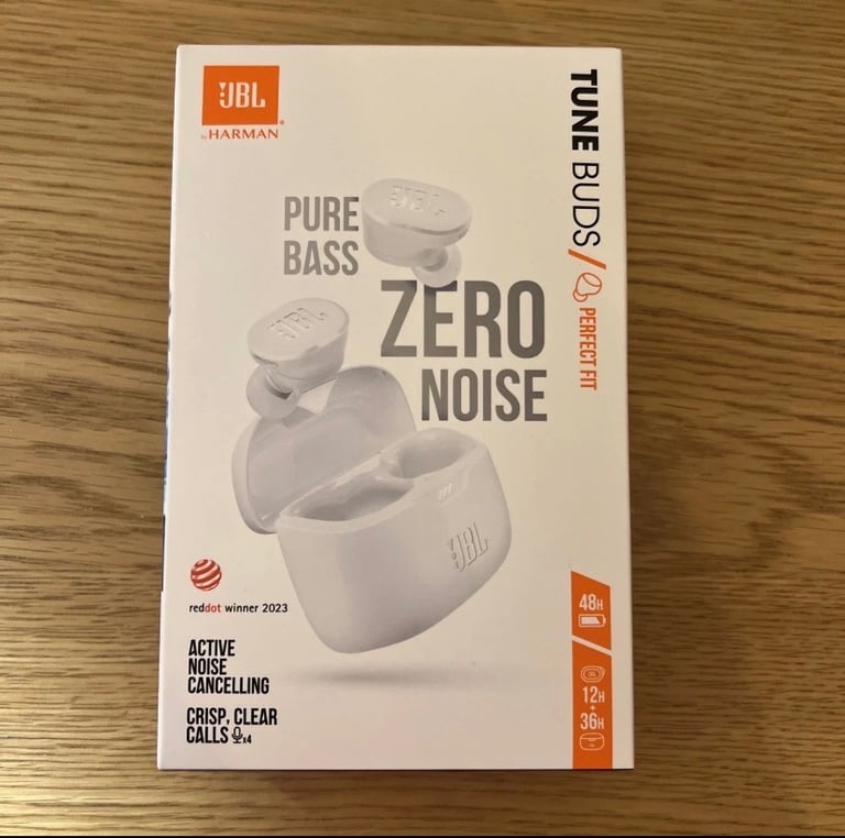 JBL Tune Buds White Brand New Sealed