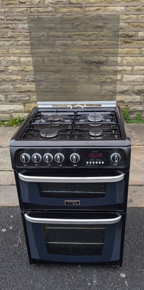 image for Cannon Double Oven And Grill Gas Cooker 600mm