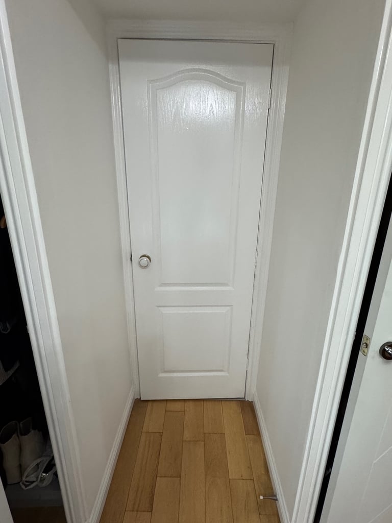 image for White internal doors with door knobs