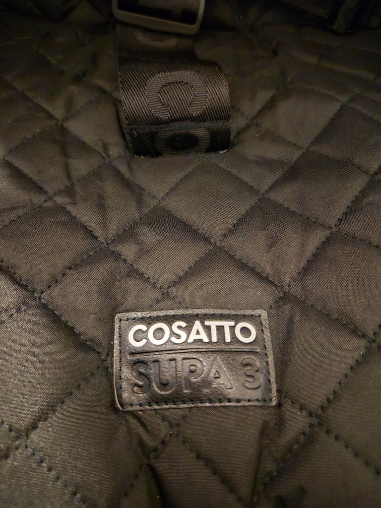 Cosatto Supa 3 Stroller Buggy - Silhouette Black Quilt - FROM BIRTH - Full Set