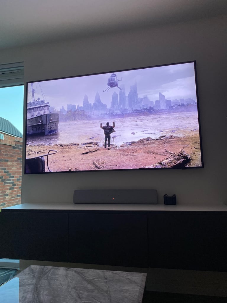 Samsung The Frame 75” 4k UHD Smart TV With Soundbar And One Connect Box