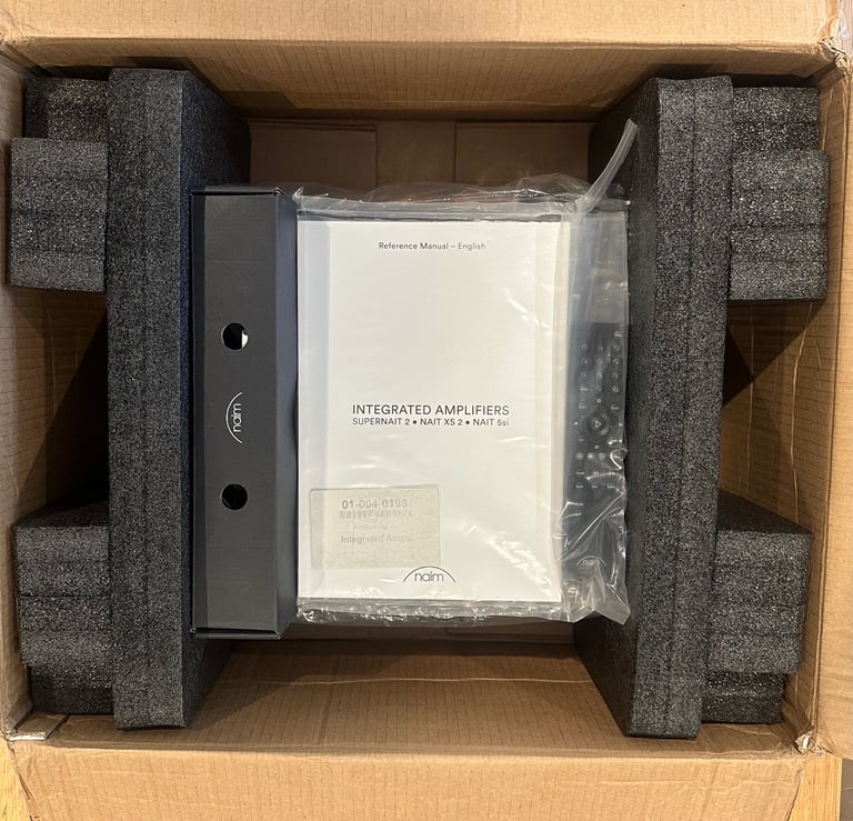 Naim Supernait 2 Integrated Amplifier with Remote, Manual, Box, Mint, Serviced