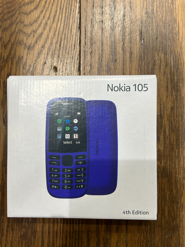 Nokia 105 - Blue (Unlocked) Mobile Phone