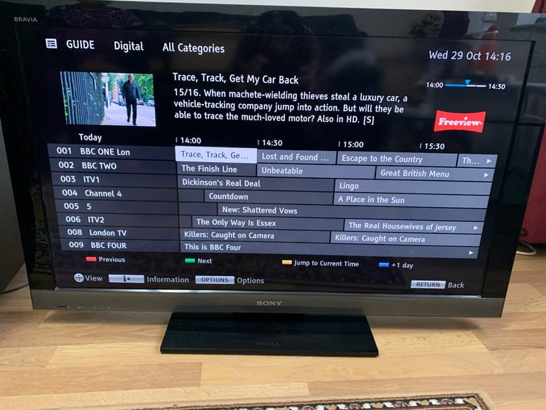 Sony Bravia TV 40 inch with base stand + remote 