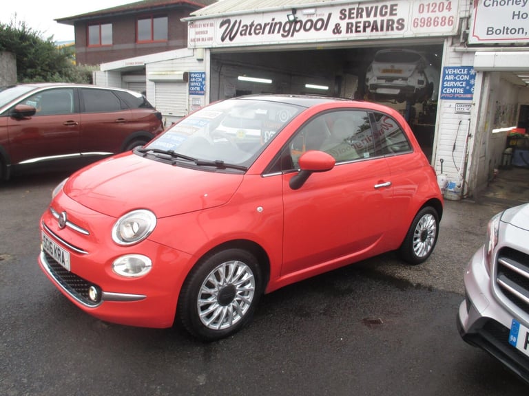 2016 Fiat 500 0.9 TwinAir Lounge Euro 6 (s/s) 3dr HATCHBACK Petrol Manual