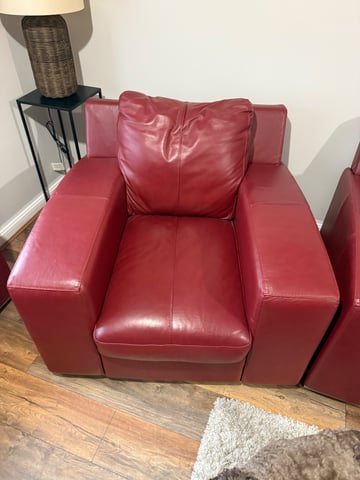 Homesdirect 365 Mink Table Lamp Leather Chair With Foot Store In