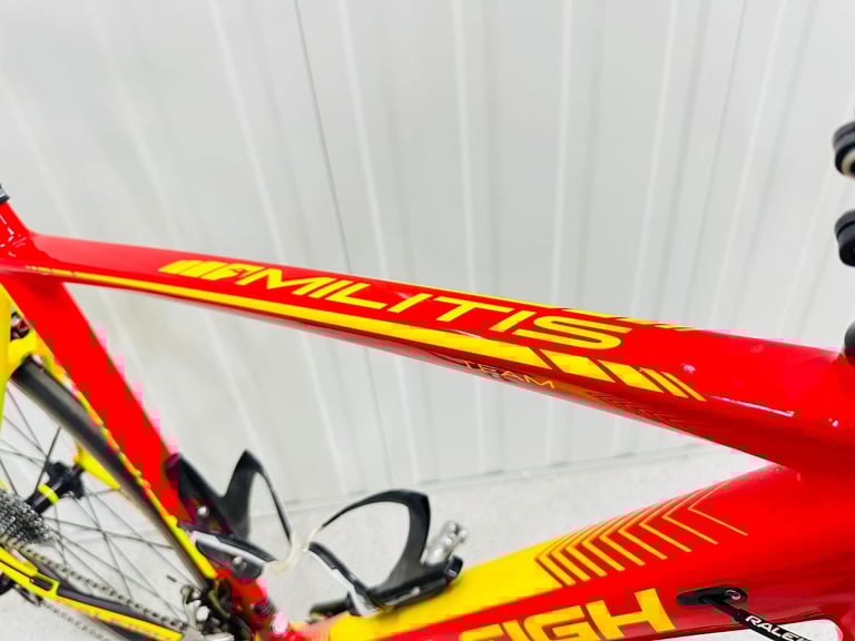 RALEIGH TEAM MILITIS Size/M Full Carbon Road Bike 