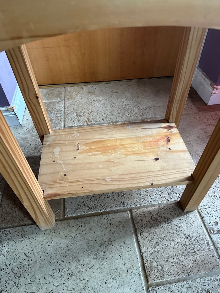 Pine Look Telephone Table Perfect for Upcycling project 💜