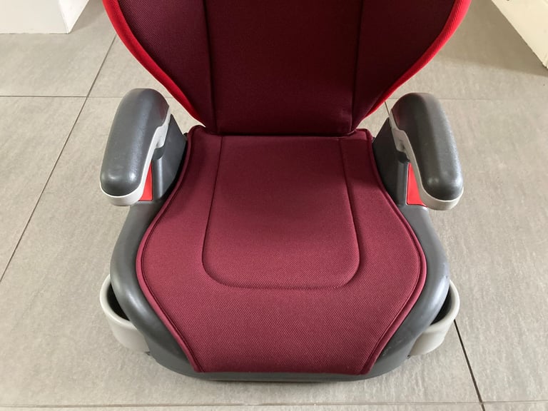 Graco Junior Maxi Lightweight High back Booster Seat, Group 2/3 Rare Chili Color