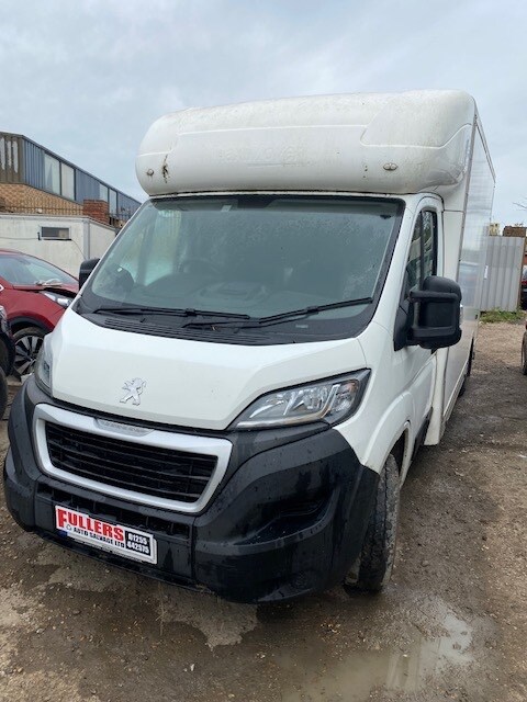 2019 Peugeot Boxer 2.0 BlueHDi Chassis Cab 130ps MAXI MOVER SALVAGE RECOVERED CHASSIS CAB Diesel ...
